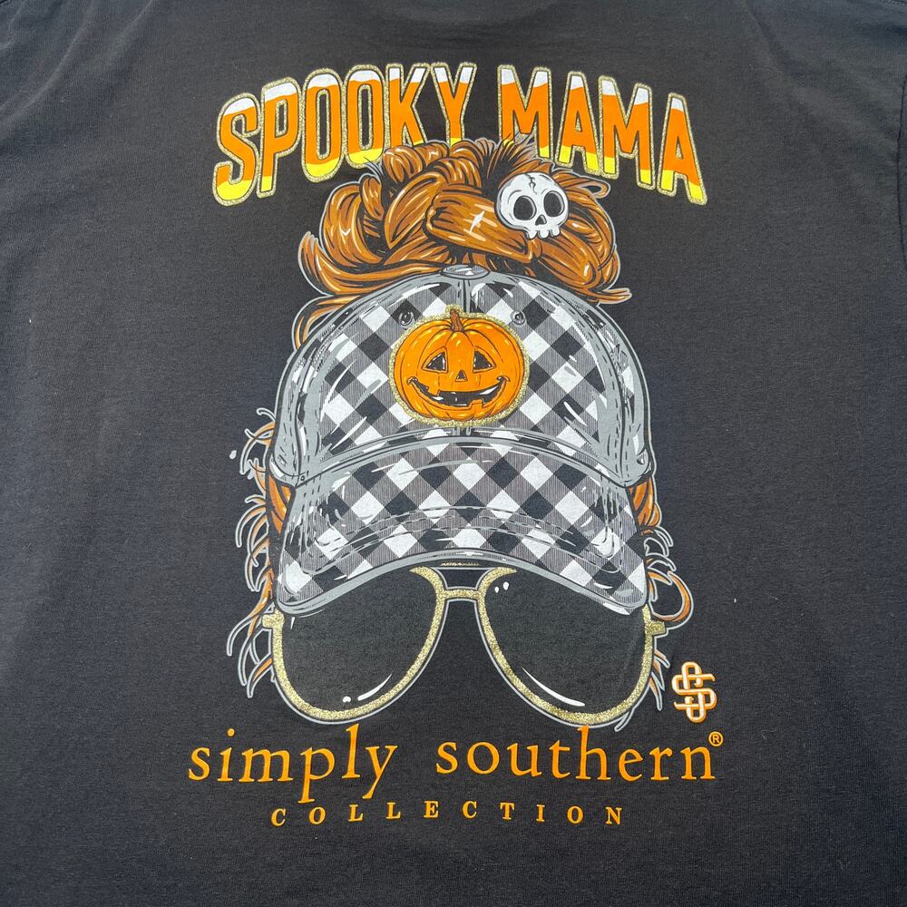 Simply Southern Spooky Mama 100% Cotton 2XL